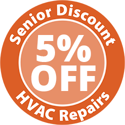 5% Senior Discount on HVAC Repairs