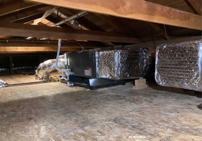 2-zone heat pump system serving both sides of a Berkeley duplex