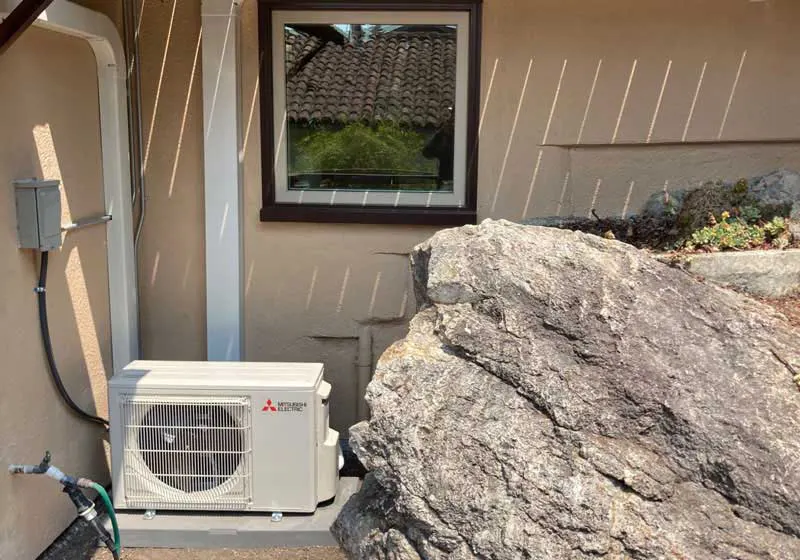 Ductless mini-split installation in an in-law unit, Berkeley, CA