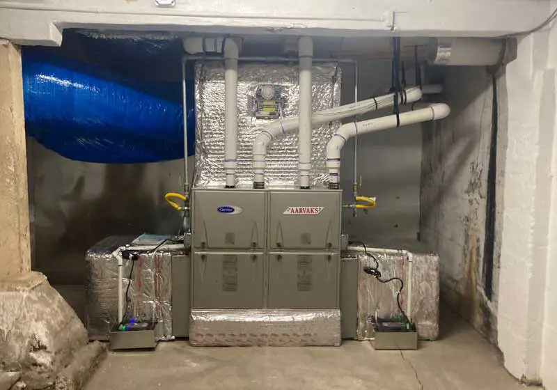 Commercial HVAC retrofit in a Berkeley church sanctuary